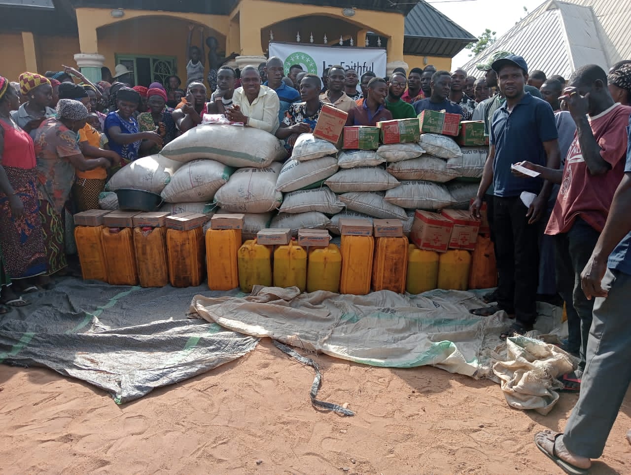 Relief Distribution to IDPs Oweto, Agatu LGA, Benue State 9th and 10th March, 2023